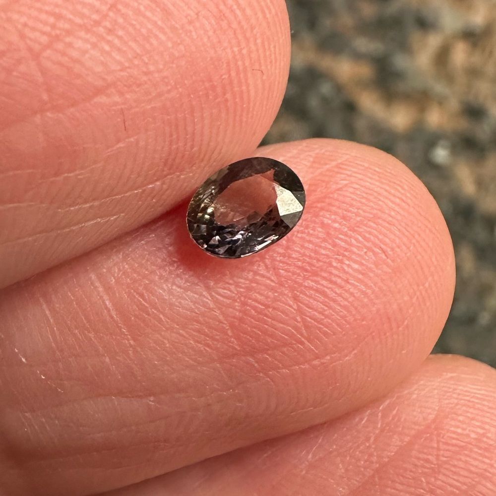 .90ct Rare color changing loose sapphire - oval cut
